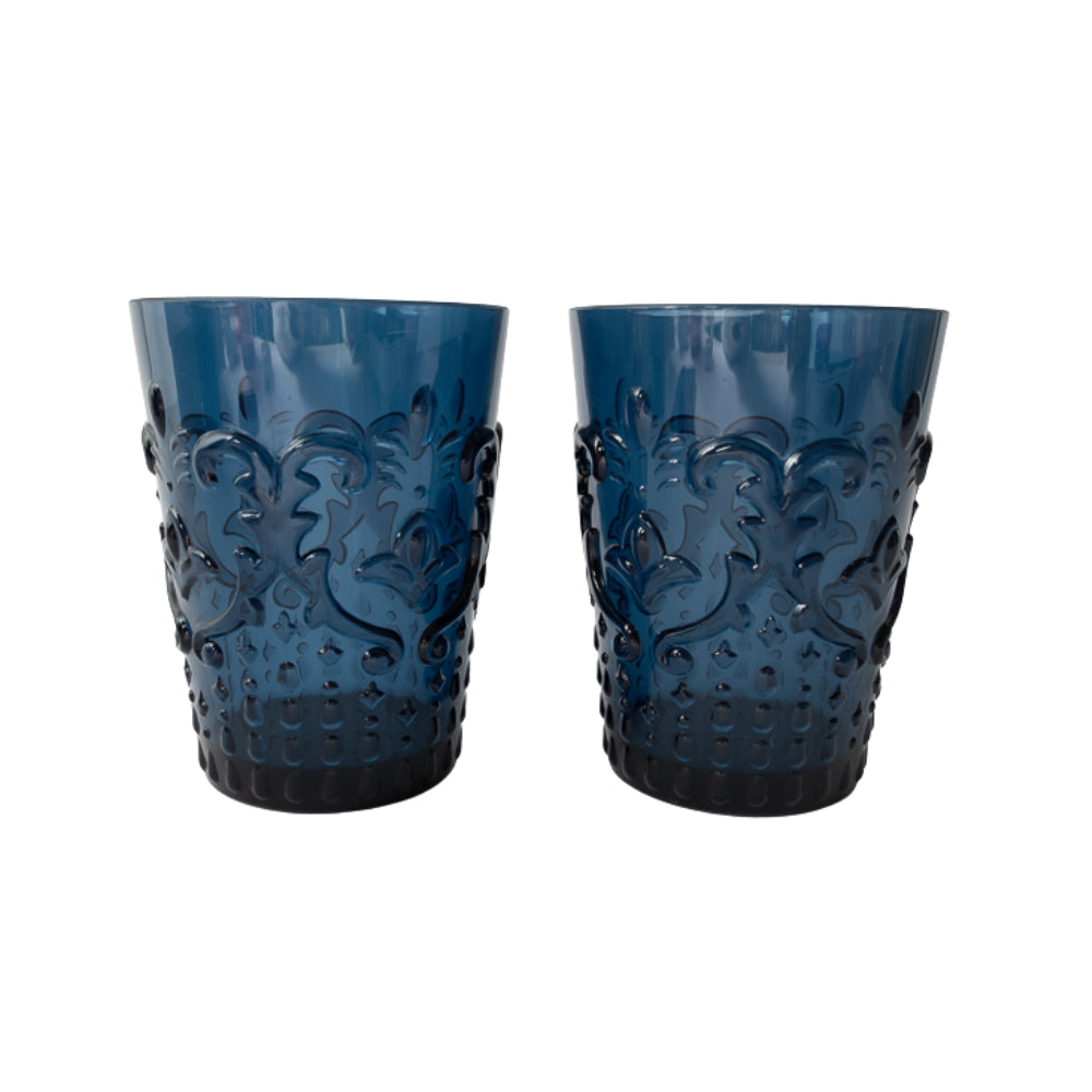 Indigo Series Acrylic Tumbler Short 2pk - NAVY